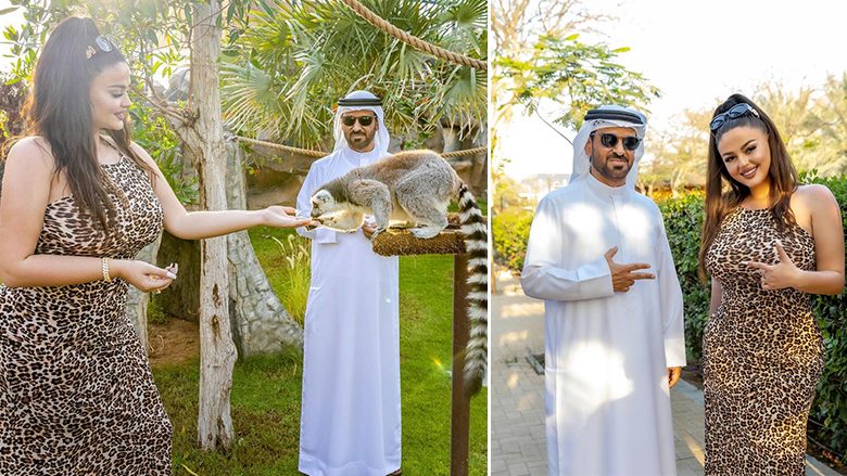 Enca vazhdon aventurën në Dubai, shfaqet në krahë me sheikun e famshëm arab  - GazetaBlic