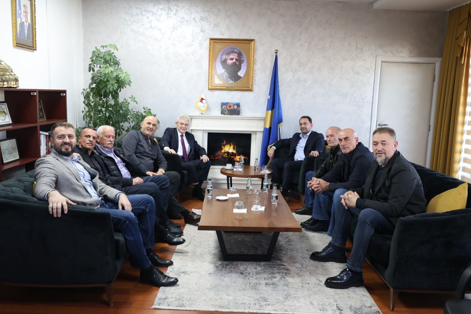 Sami Lushtaku pret Ali Ahmetin në Skenderaj  vlerëson kontributin e tij për shqiptarët