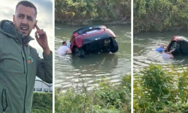 Shpëtoi nga mbytja të moshuarin në Itali  flet shqiptari  Pash makinën të fundosej  më pas e kapa nga dora