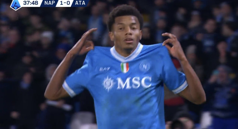 Super David Neres  shënon edhe golin e dytë ndaj Atalantas