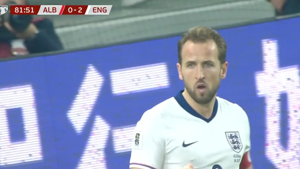Harry Kane i pandalshëm  shënon edhe golin e dytë ndaj Shqipërisë