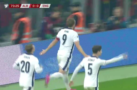 GOL  Harry Kane realizon ndaj Shqipërisë