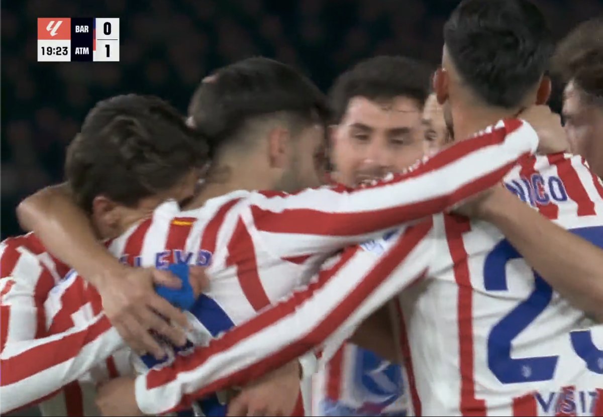 GOOL  Atletico Madrid në avantazh ndaj Barcelonës