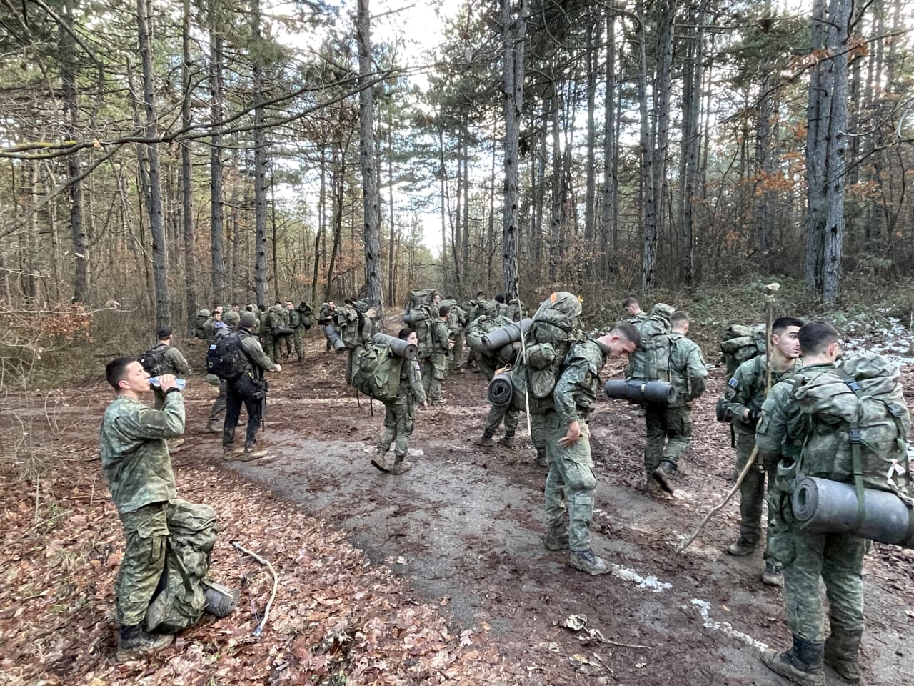 Garda Kombëtare përgatit kadetët për mbijetesë në kushte dimërore