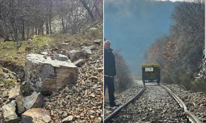 Rrëshqasin gurët  sot s ka qarkullim të trenit Klinë   Prishtinë